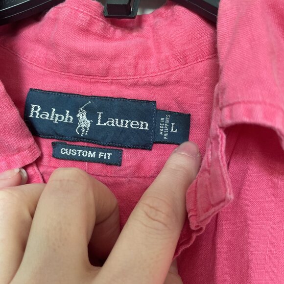 Ralph Lauren 100% Linen Short Sleeve Button Down - Picture 2 of 3